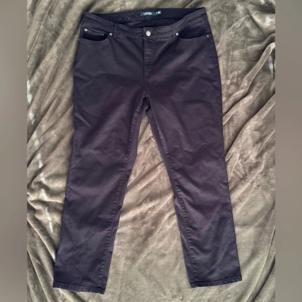 Ralph Lauren Black Jeans Size 20W - Picture 1 of 4